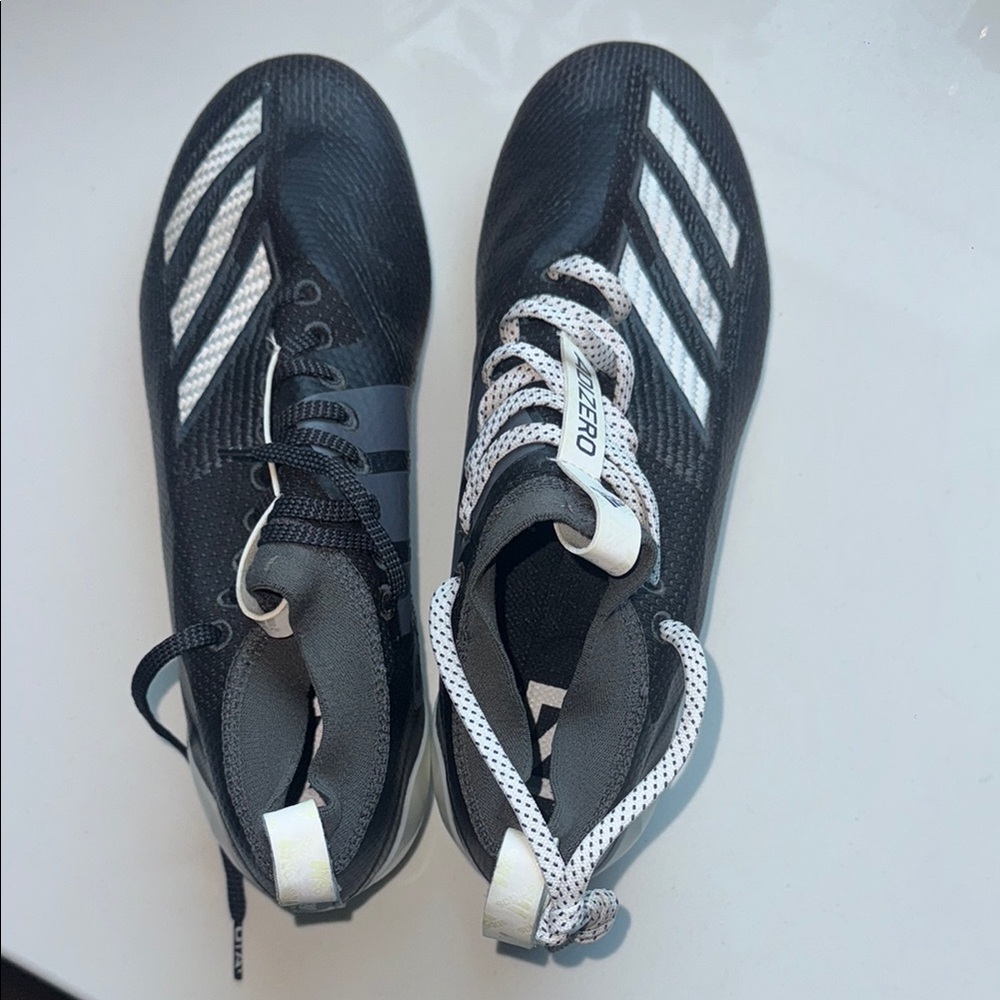 Black Adizero Men’s size 9 cleats